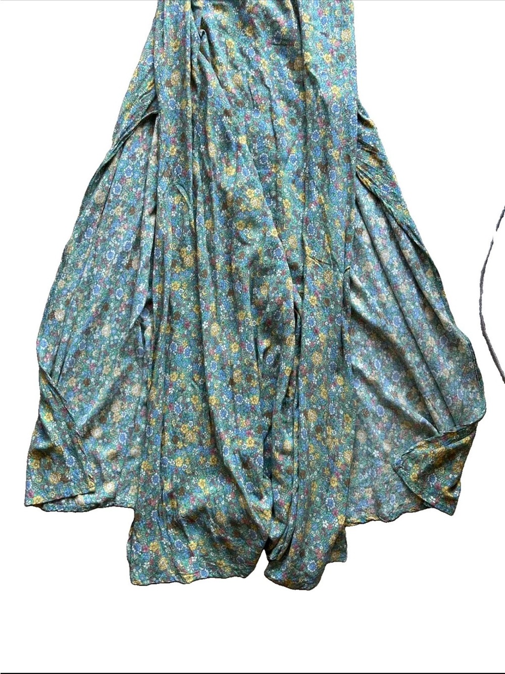 Natural Life Maxi Skirt Side-Slit Floral Size S Boho Cottagecore Fairy Festival - Picture 10 of 12